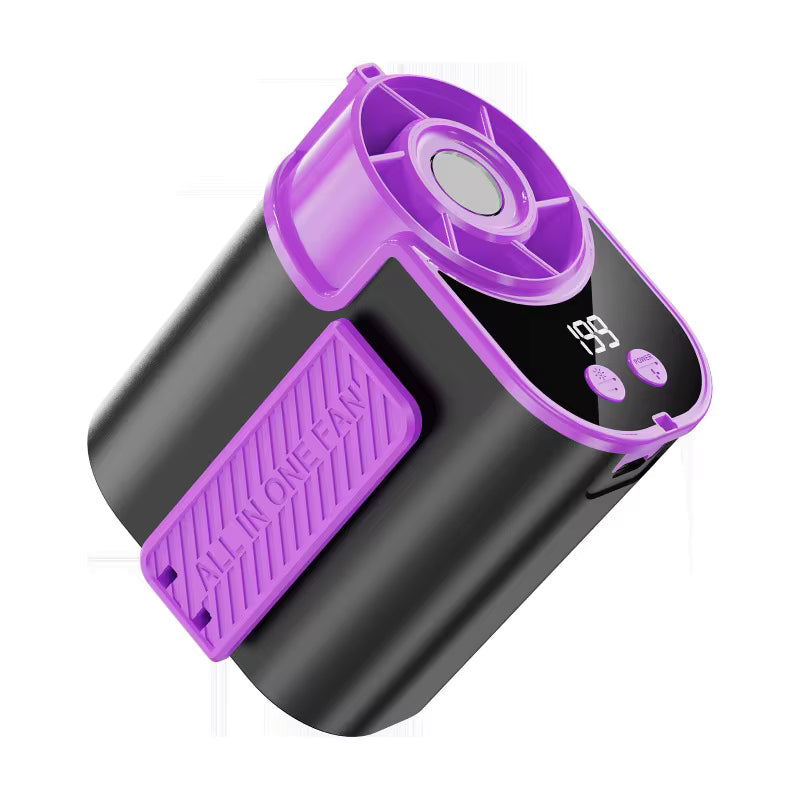 LED Display Waist Fan